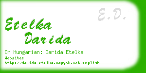 etelka darida business card